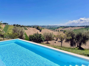 Il Gelso in historic farmhouse with swimming pool, barbecue, gym, olive grove in Senigallia